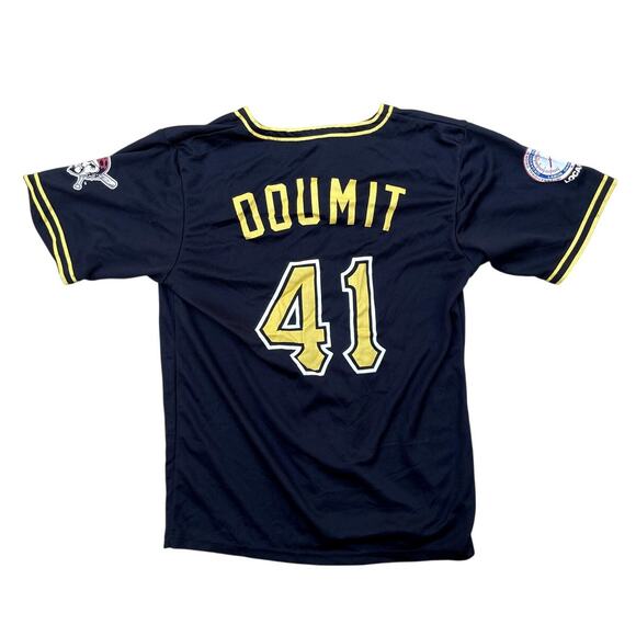 Pittsburgh Pirates Ryan Doumit Button Down Jersey Adult S Operating Engineers - Picture 2 of 6